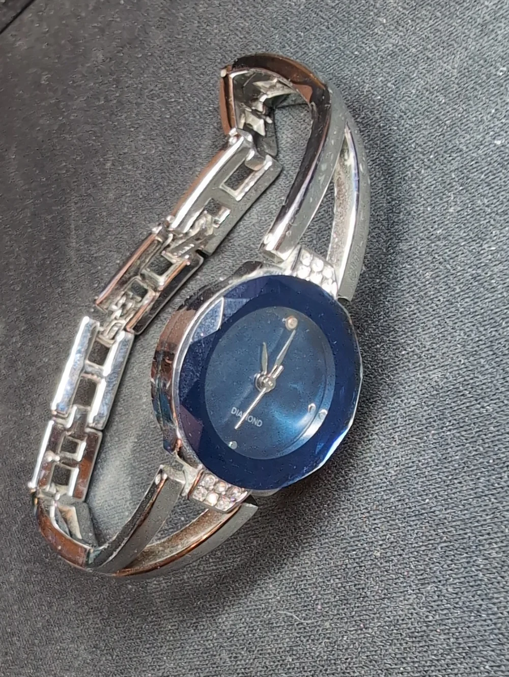 Allude Diamond Quartz Women's Watch Silver Blue